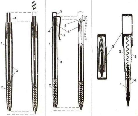 Как работает механизм шариковой ручки с кнопкой