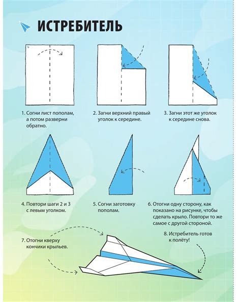 Как сделать бумажный реактивный самолетик: простая инструкция