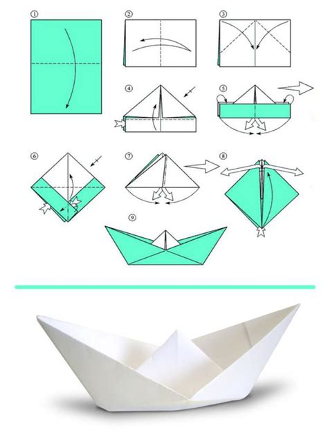 Как сделать корабль из бумаги