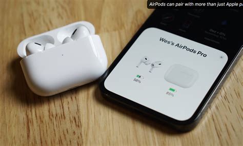 Как синхронизировать AirPods Pro с устройством