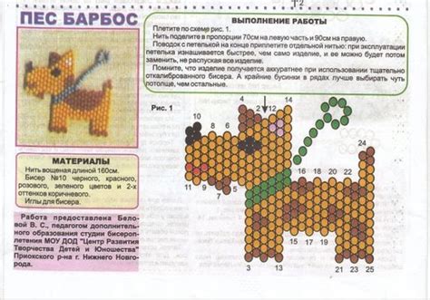 Как создать амигуруми собаку из бисера