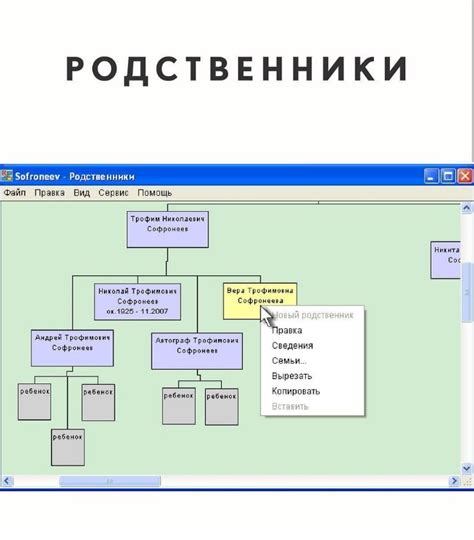 Как создать генеалогическое древо на компьютере