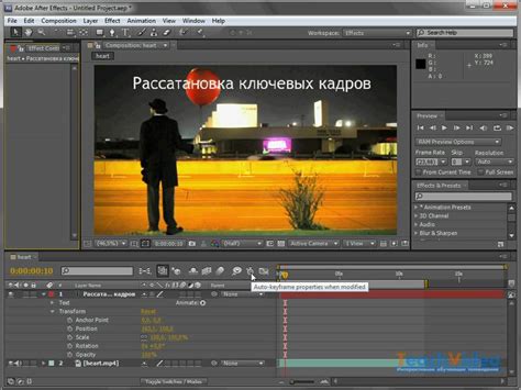 Как создать стоп-кадр в After Effects