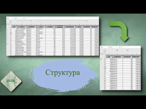 Как создать структуру в Excel: пошаговая инструкция