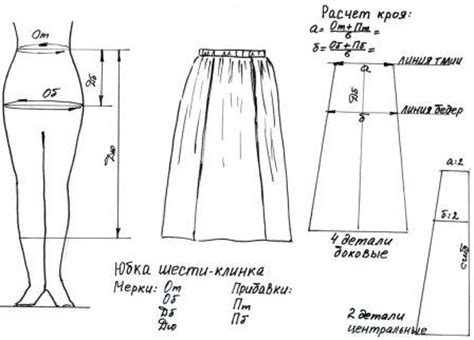 Как создать чертеж юбки: пошаговая инструкция