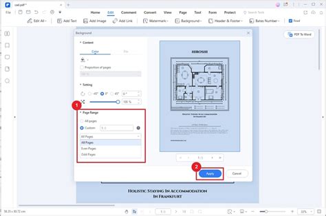 Как сохранить изменения после удаления фона в PDF?