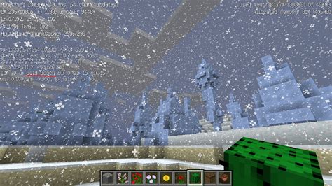 Как убрать снег в Minecraft 1.12.2