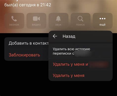 Как удалить переписку в Телеграм на iPhone