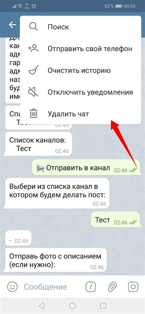 Как удалить сообщение в Телеграме на телефоне - подробная инструкция
