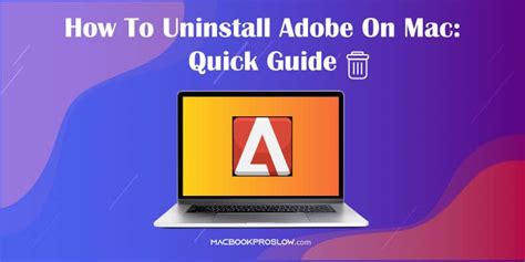 Как удалить Adobe на Mac OS: руководство и инструкция