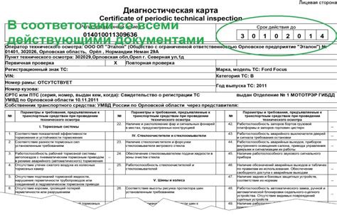 Как узнать номер диагностической карты?