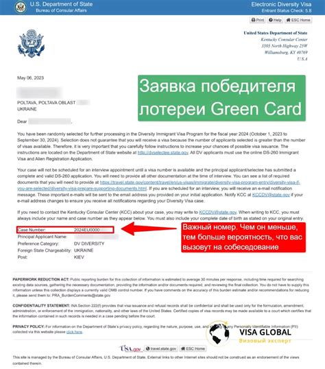 Как узнать результаты Green Card лотереи