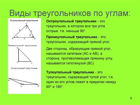 Как узнать тип треугольника