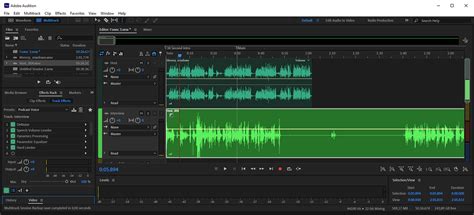 Как установить микрофон и настроить уровень громкости в Adobe Audition