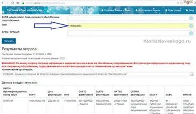 Как установить официальный ОКФС организации по ИНН