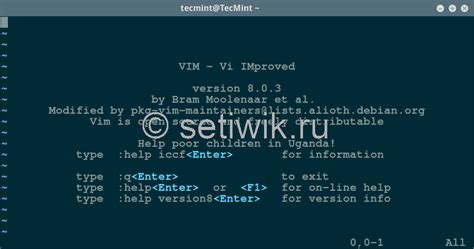 Как установить Vim на CentOS