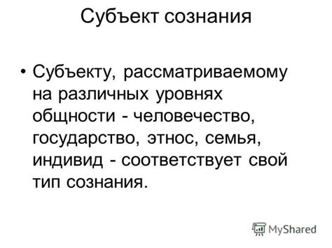 Кирпич: отличный субъект сознания