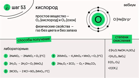 Кислород: особенности и свойства