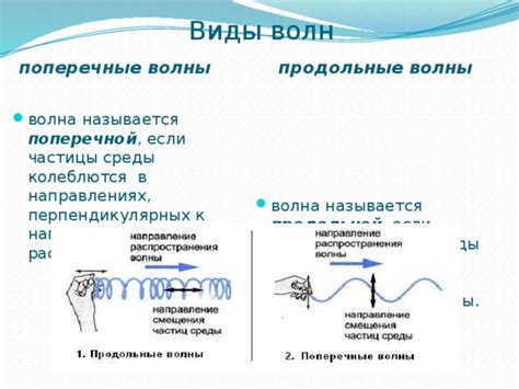 Классификация волн: основные типы и их характеристики