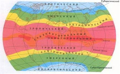 Климатические особенности тропического пояса