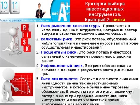 Ключевые критерии выбора инвестиционного инструмента