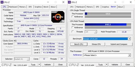 Команда CPU-Z