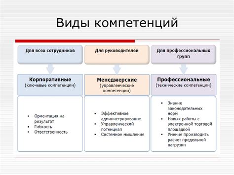 Компетенции руководителя: понятие, характеристика и значение