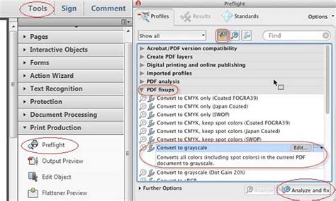 Конвертация PDF в черно-белый формат на Ilovepdf