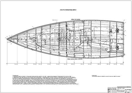 Конструирование корпуса яхты: форма и размеры