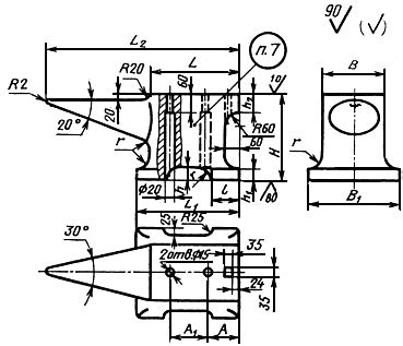 Конструкция и размеры наковальни