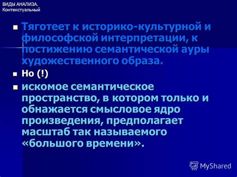 Контекстуальный подход к интерпретации слова