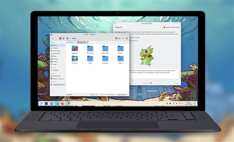 Конфигурация KDE Plasma после установки