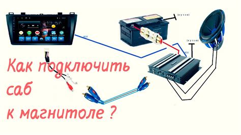 Корректное подключение сабвуфера к магнитоле ТЕYES: