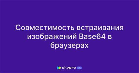 Легкость встраивания изображений