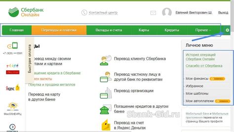 Личный кабинет Сбербанка