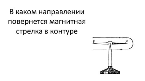 Магнитная стрелка и ее окраска на южном конце