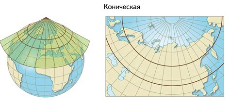 Манипуляция картографическими проекциями