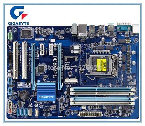 Маркировка материнской платы Gigabyte