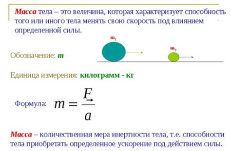 Масса в физике и других науках