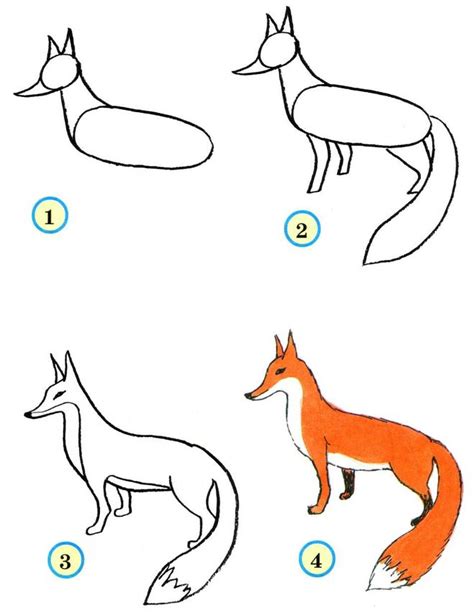 Мастер-класс: рисование лисы, зайца и медведя