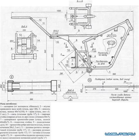 Мастер-класс: схемы и чертежи мотоцикла своими руками