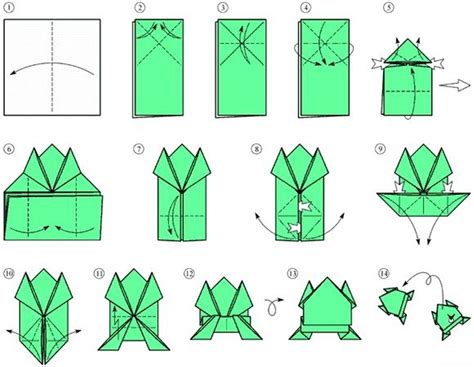 Мастер-класс по изготовлению жабки из бумаги