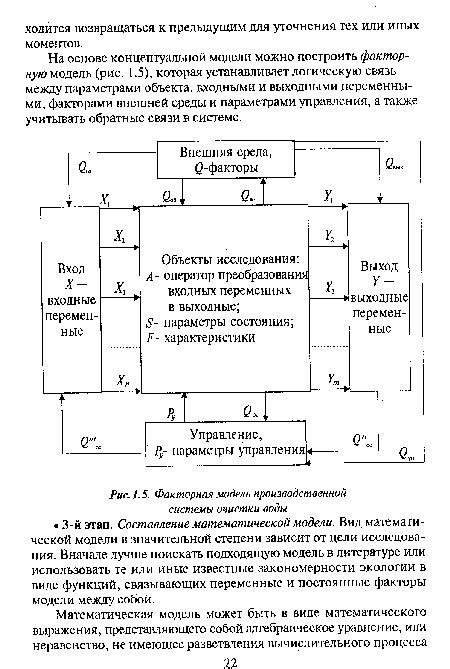 Математическая модель очистки двигателя