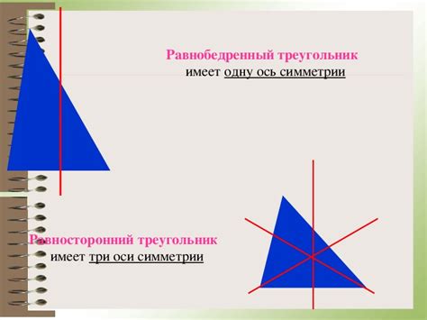 Медиана треугольника как ось симметрии