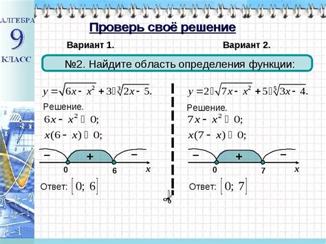 Методы определения области функции с тремя переменными