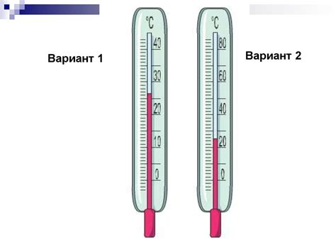 Методы определения цены деления градусника