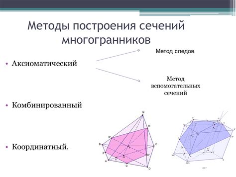 Методы построения моделей многогранников