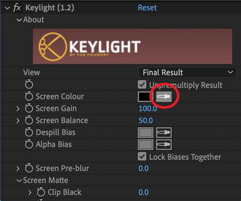 Методы удаления фона в After Effects при помощи Keylight