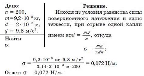 Метод испытания капель воды