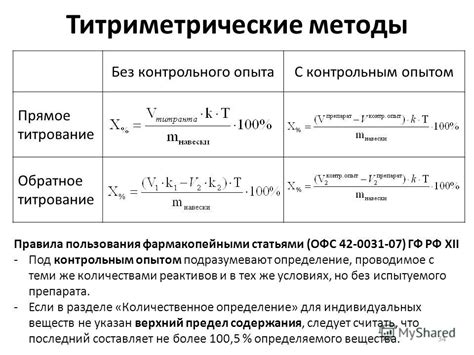 Метод процентного содержания